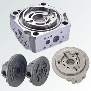 End cap, End cover, Rear casing, Rear cover, Rear flange